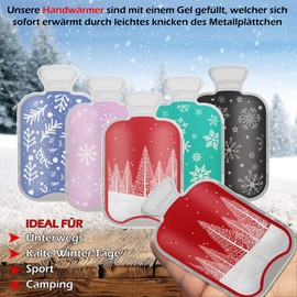 Pocket Warmers [Set of 5] Reusable Hand Warmers for Travelling - Children and Adults - Instantly Activated Long-