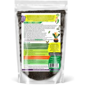 Organic Original Super Soil Concentrate with Mycorrhizae – Living Soil Boosts Roots & Buds for Seeds & Clones - Indoor & Outdoor Growing - Mix 1:4 with Topsoil Potting Soil(4 quarts)