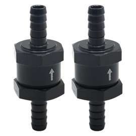 Hoypeyfiy 5/16 Inch Fuel Check Valve Suitable for Vacuum Systems Carburetors and Low Pressure Fuel Systems, 2PCS, OD 8mm