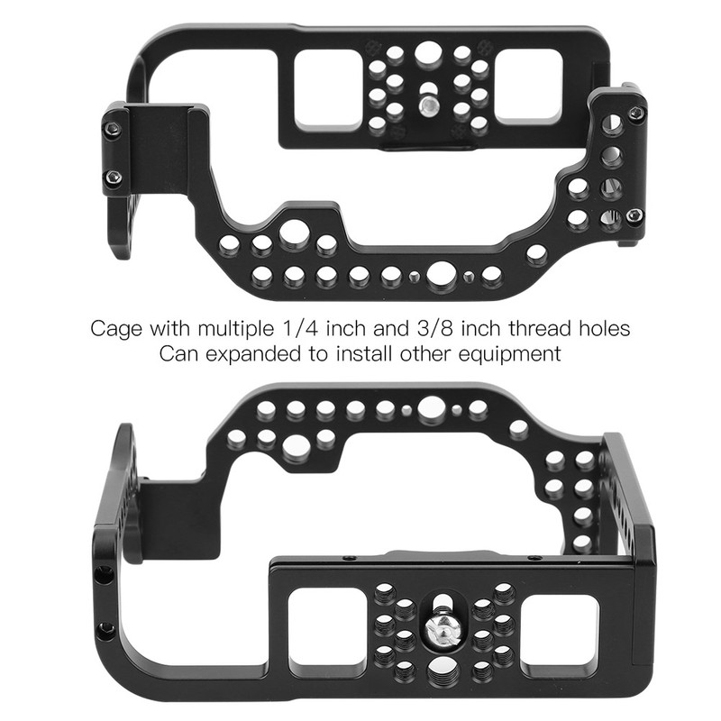 Photography Camera Cage Shooting Vlog with Cold Shoe Port for