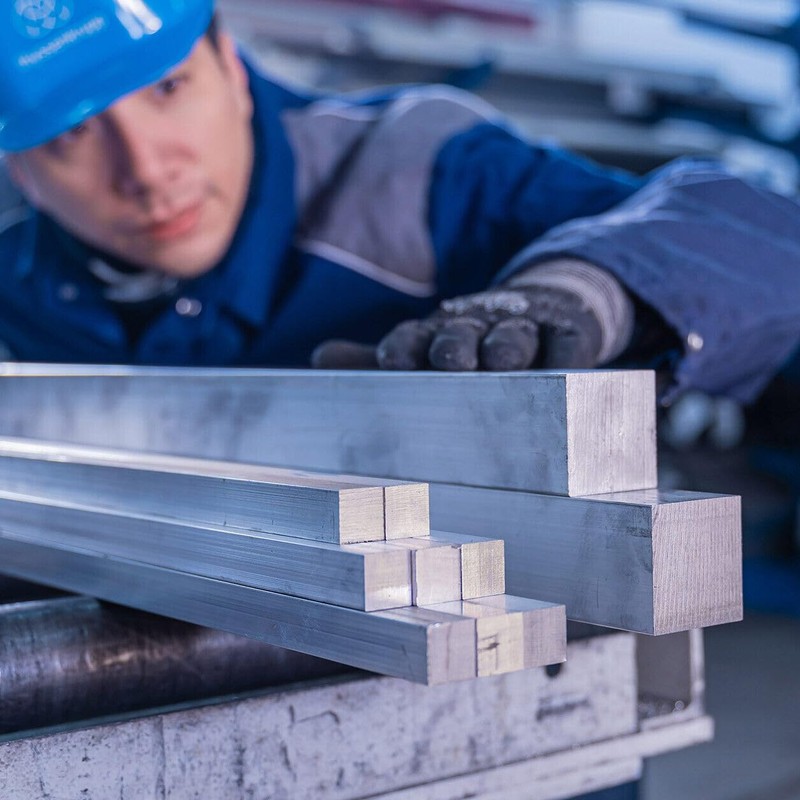 thyssenkrupp Square Profile Aluminium 18 x 18 mm in 1000