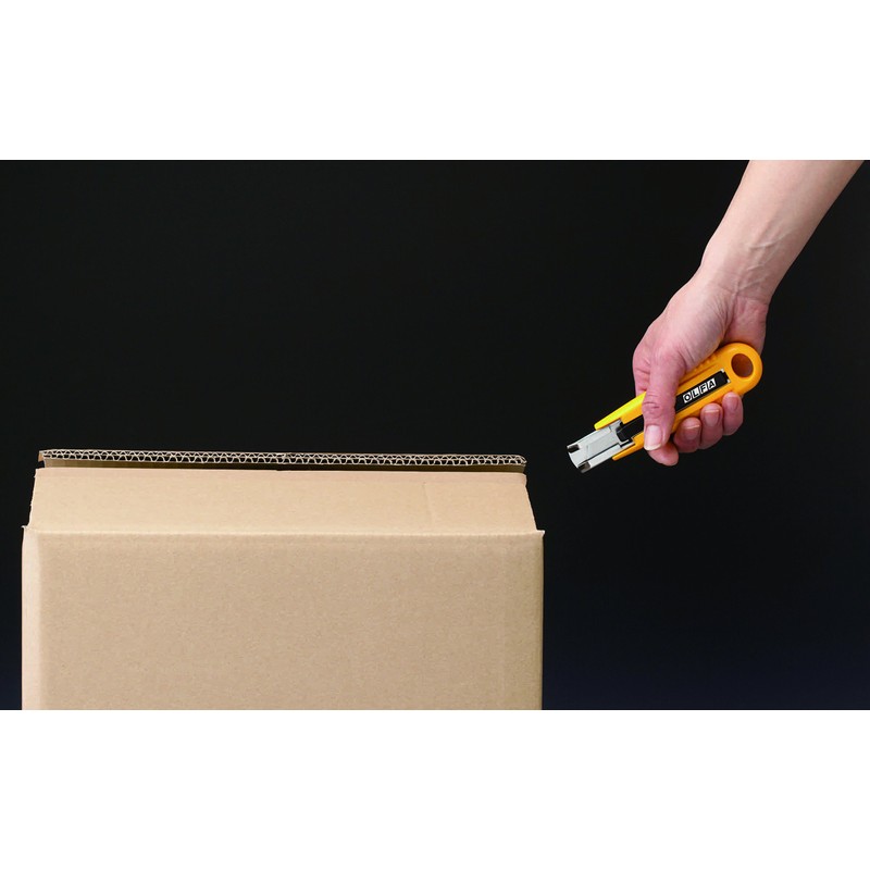 OLFA SK-4/Green - Cúter plástico reciclado con cuchilla trapezoidal de