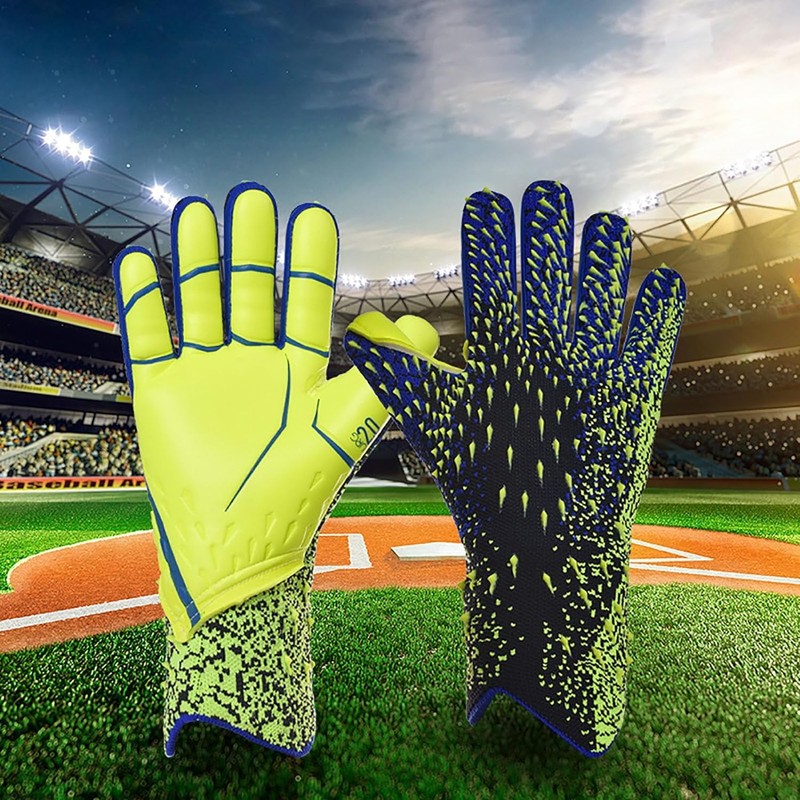 Aaivnmd Goalkeeper Gloves Children, Boys Training Gloves, Double Protection, Strong