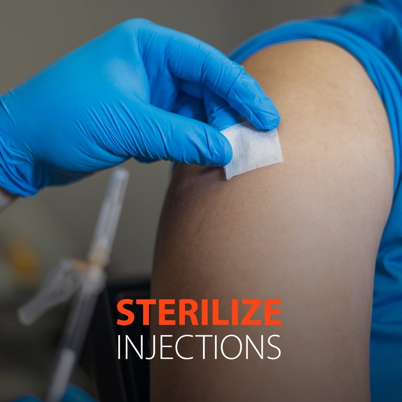 EasyTouch Gamma-Sterilized Alcohol Prep Pads, Box of 100