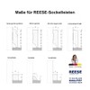 Skirting Boards in Stainless Steel Look MDF Profiles & Accessories