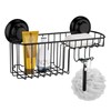 MaxHold No-Drilling/Suction Cup Multi-Functional Combo Basket - Vaccum System -