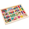 small foot Vivien 2465 Wooden Threading Box for Friendship Bracelets,
