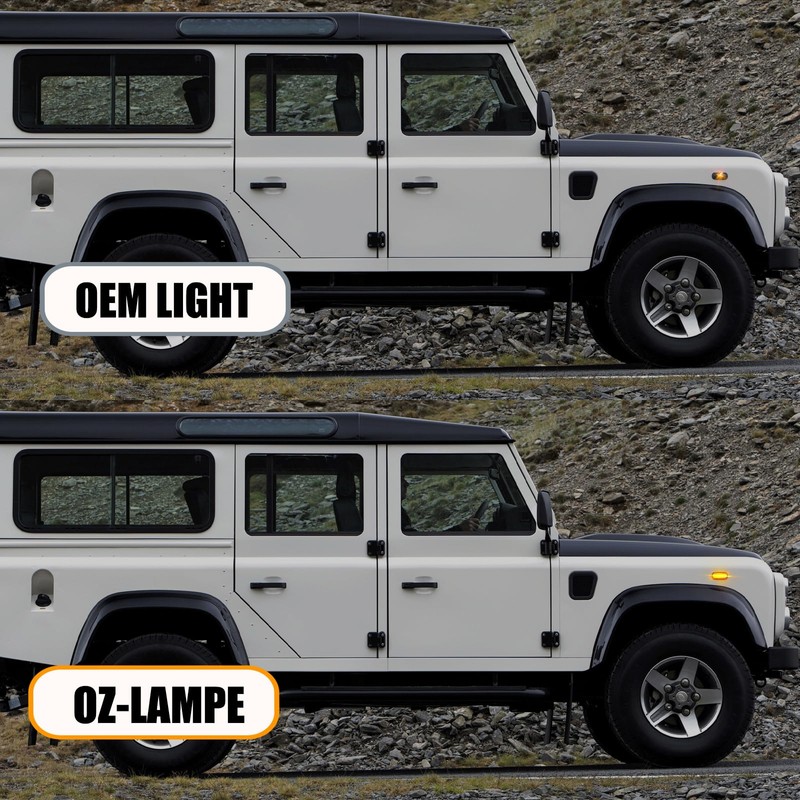 OZ-LAMPE LED Dynamic Side Indicator for Land Rover Discovery 2