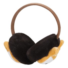 RUIXIA Earmuffs Fluffy Cute Fox Design Winer Warm Ear Warmers Headgear Earmuffs Plush Earmuffs Cold Protection Ear Band Keep Warm Accessory Outdoor for Girls Boys Women, brown