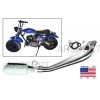 ARSPORT Exhaust Muffle for TrailMaster MB200-2 / Hurricane 200X Minibike