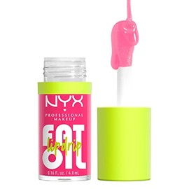 NYX Professional Makeup Fat Oil Lip Drip Gloss Tono Missed Call, 4.8ml - Brillo labial efecto jugoso hasta por 12H, infusionado con aceite de aguacate, mora y frambuesa, sin sensación pegajosa, fórmula vegana