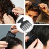 AOEVUIR 2 Pcs Fingerstyler Strähnenkamm Lockenkamm Kamm Afrokamm Afro Pick