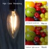 LUXON Clear Glass Edison C33 Torpedo Bullet Shape LED Light