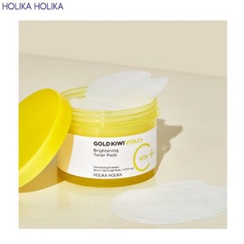HOLIKA HOLIKA Gold Kiwi Vita C+ Brightening Toner Pads 140ml/80ea