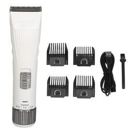 Electric Hair Clipper Rechargeable Hair Grooming Trimmer with 4 Guide Combs for Hairdressing