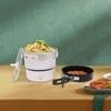 Portable Electric Hot Pot with Foldable Handles, Non-stick Frying Pan,
