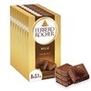 Ferrero Rocher premium chocolate bar, Milk Chocolate with Hazelnut Filling,