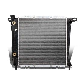 DNA Motoring OEM-RA-1061 OE Style Aluminum Cooling Radiator Replacement Compatible with 94 Mazda B3000 / 85-94 Ranger / 91-94 Explorer AT, 18" W X 18-3/8" H X 1" D, 1-1/2" Inlet, 1-1/2" Outlet