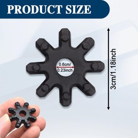 PACLVIO 2PCS Flexible Steering Coupling Steering Column Motor, 56315-2K000FFF Steering Wheel Coupler Replacement for Hyundai Sonata Azera Kia Soul Optima