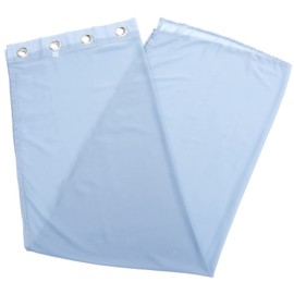 KONTONTY Outdoor Privacy Curtain Elegant Drape for Patio and Garden Lightproof and Easy to Install Durable Polyester Material Light Blue