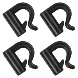 OROOTL 200pcs Fishing Clevis Quick Change Spinner Clevis Easy Spin Clevis Plastic Quick Snaps for Spinner Blades Walleye Spinner Rig Inline Spinnerbait Making Parts