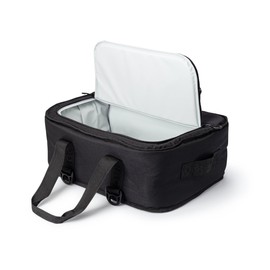 AO Coolers Stow-N-Go Canvas Soft-Sided Cooler, Low Profile and Leak Proof, Insulated for 24-Hour Cold, Black, 38-Can