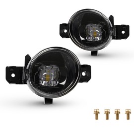 WEZEMLIGHT New Version LED Fog Light Replacement For 2004-2018 Nissan Sentra /11-14 Nissan Maxima/07-up Altima Sedan/ 14-16 Rogue/ 08-10 Infiniti M35/M45/10-11 G37 1-Pair