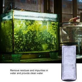 Jeanoko jbj Rimless Desktop Aquarium Filter Cartridge asin Fish Filter cartridges 17×14×4 6pcs Aquarium Filter Cotton Replacement wallmounted Filter Accessory for Fish