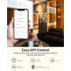 HAPYTHDA Smart Plug with Remote, 2.4GHz Wi-Fi & RF433 Wireless
