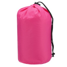 TIXIPEM Stuff Sack [1PCS] - Waterproof Outdoor Storage Sacks Use for Backpacking & Traveling & Hiking - [Rose Red-5 x 10 in/ 13 x 25 CM] Ultralight Drawstring Bags
