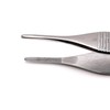 10 Pcs Dental Adson Dressing Tweezers 12cm Forceps Serrated Tip