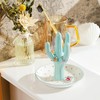 PUDDING CABIN - Soporte para anillos de cactus para mujer,