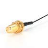 IPEX 4 to Male Thread Antenna, 2PCS RF0.81Omnidirectional Internal Pin