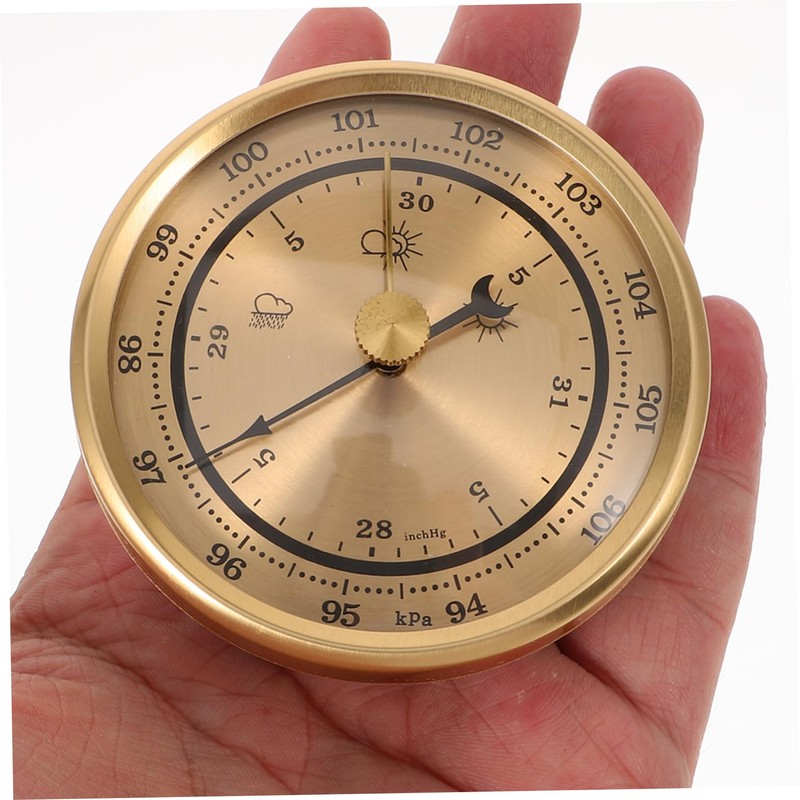 MERRYHAPY Pointers Design Barometer Home Barometer Hygrometer Thermometer Weather Air