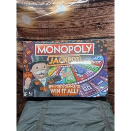 Hasbro MONOPOLY 'JACKPOT' SPIN FOR A CHANCE BOARD GAME/NEW/AGES 8+/2-4 PLAYERS/HASBRO
