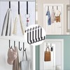 6 Pack Over The Door Hooks,with Rubber Prevent Scratches,Door Hangers