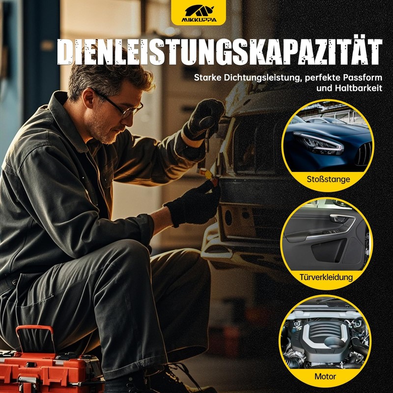 MIKKUPPA 716 Piece Universal Car Mounting Clips Set with Disassembly