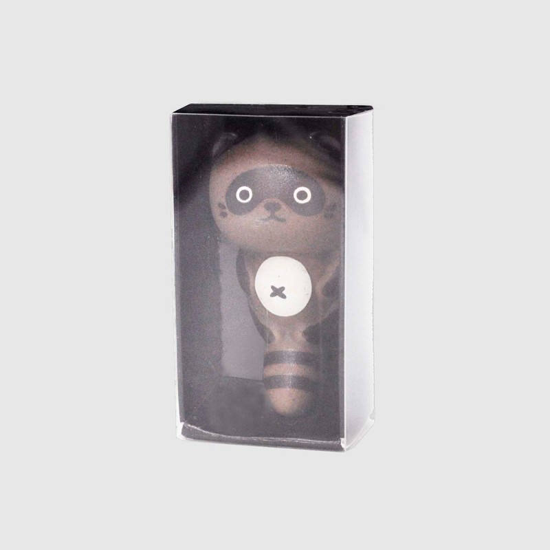 Skater CHO3-A Ceramic Chopsticks Rest Raccoon