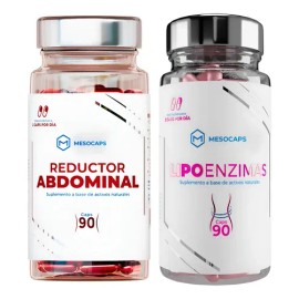 Kit Reductor Abdominal + Lipoenzimas 90 Cápsulas