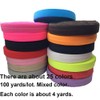 JESEP 100 Yards Fold Over Elastic 5/8'' 15mm Stretch Foldover