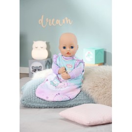 Baby Annabell Sweet Dreams 707135 Zapf Creation Doll Sleeping Bag with Glow Effect in the Dark and Velcro Fastening for 36 cm and 43 cm Dolls