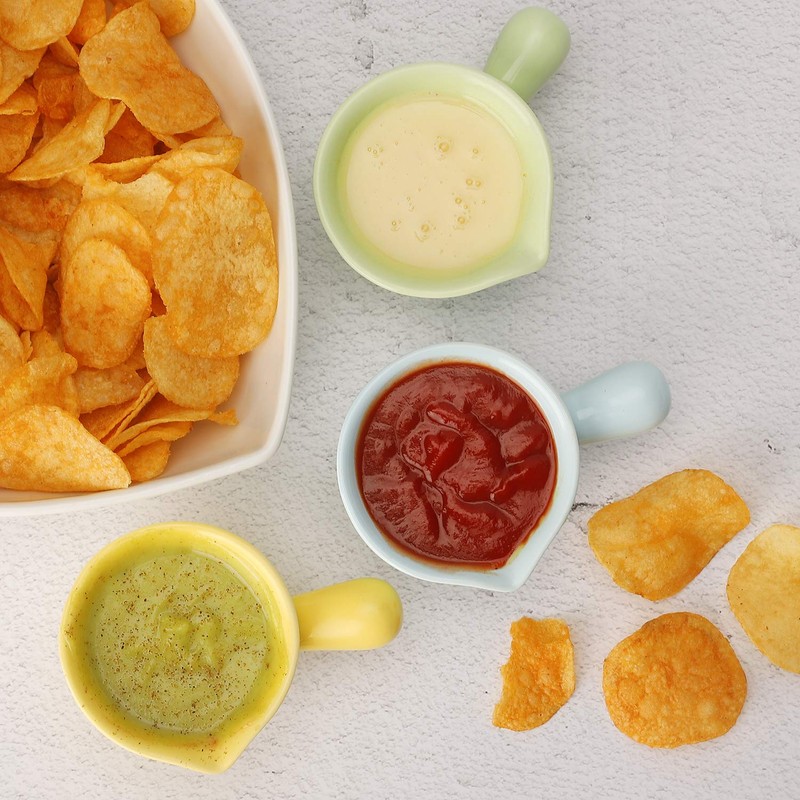 Keponbee Small Sauce Bowls 2 OZ Cute Dip Bowls Set