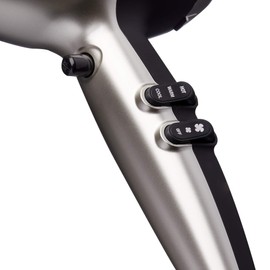 Red by Kiss RED by Kiss Hair Dryer 2400 Tourmaline Ceramic Technology, Professional Blow Dryer, Maximum Shine, Fast Drying, Adjustable Settings, 3 Attachments, Salon Quality