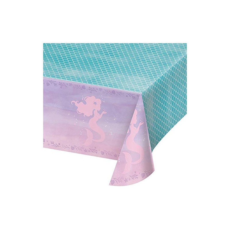 Creative Party PC336720 Mermaid Theme Plastic Tablecover - 1 Pc