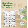 Kolo Set of 6 Washable Nappies, 6 Cloth Nappy Inserts