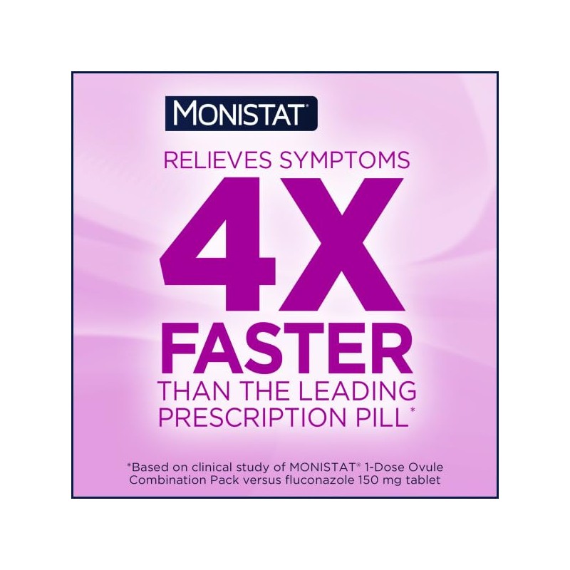 Monistat 7 Vaginal Cream with Disposable Applicators, 1.59-Ounce Tube (Pack