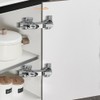 180 Degree Hinges Frameless Cabinet Doors Hinges Concealed Hydraulic Adjustable