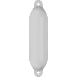 Dan Fender Light Boat Fender - for Small and Medium Boats, Colour: White, Type: 416 L (Diameter 110 mm x 460 mm)