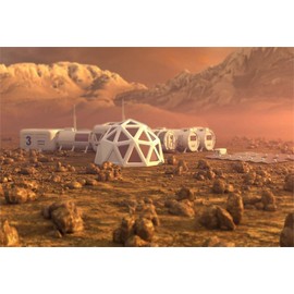 Leyiyi 9x6ft Mars Planet Satellite Station Backdrop Outer Space Explore Workshop Interstellar Universe War Rough Surface Photo Background Cowboy Kids Adults Portrait Shoot Studio Vinyl Prop Wallpaper