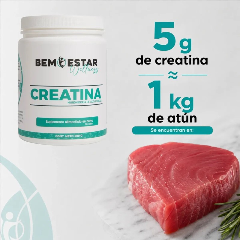 Creatina Monohidratada 500g 100 Porciones